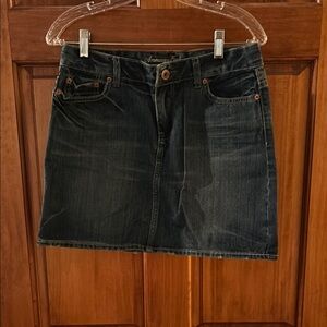 Denim Skirt - Dark Blue